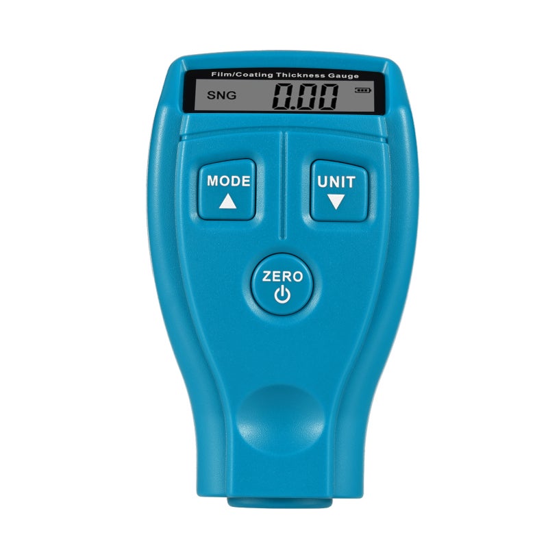 Paint Thickness Gauge 0 to 2000um Car Paint Depth Test Meter - Blue Coating Thickness Probe Tester with Dual Modes for Car Paint Inspection - Image 1