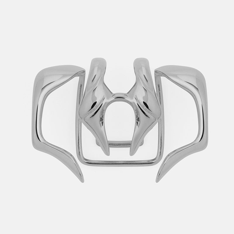 Punk Personality No Hole Fake Lip Nail Lip Clip Niche Design Creative Mechanical Wind Cold Wind Lip Decoration - Image 5