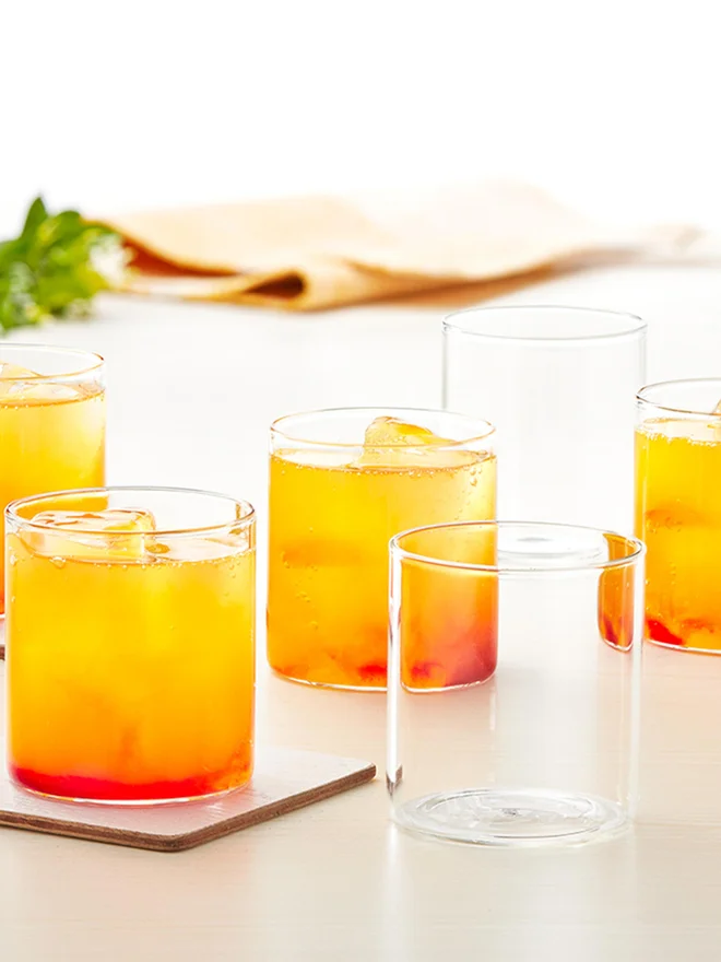 بوروسيل طقم أكواب زجاجية صغيرة  قطع  مل