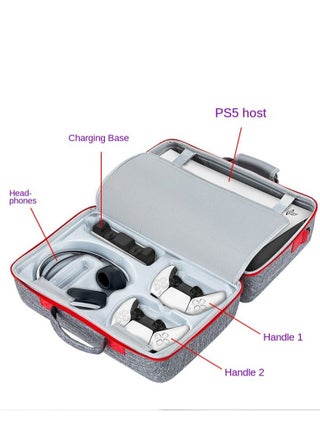 Game Controllers Console Storage Backpack Waterproof Shockproof Travel Storage Carrying Bag For PS5 Playstation 5 Accessories - view 5