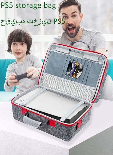 Game Controllers Console Storage Backpack Waterproof Shockproof Travel Storage Carrying Bag For PS5 Playstation 5 Accessories
