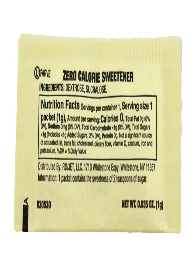 Chef's Quality Zero Calorie Sweetener, Sucarlose (Yellow), 1,000/1g packets - Image 3