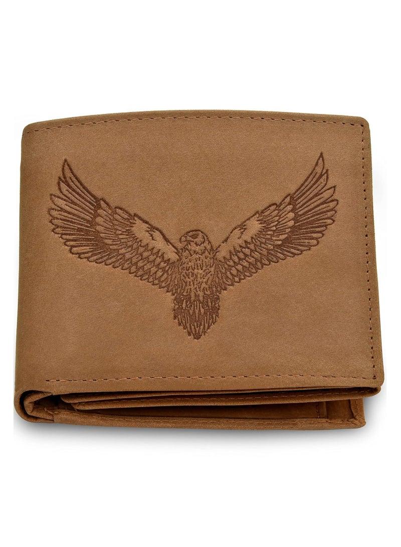 URBANFOREST URBAN FOREST Zeus Vintage Cognac Leather Wallet for Men - Image 1