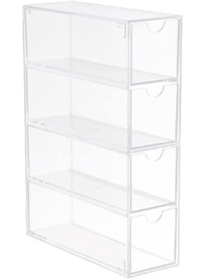 TPGP Acrylic Stackable 4 Drawer Eyeglass Storage Organizer Box - Image 1