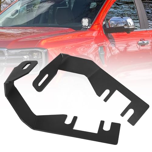 NORTHYUN Ranger Ditch Light Bracket Hood Mount Bracket Hood Hinges LED Light Pod Low Profile Mount Compatible with Ford Ranger 2023 2024 2025 - Image 1