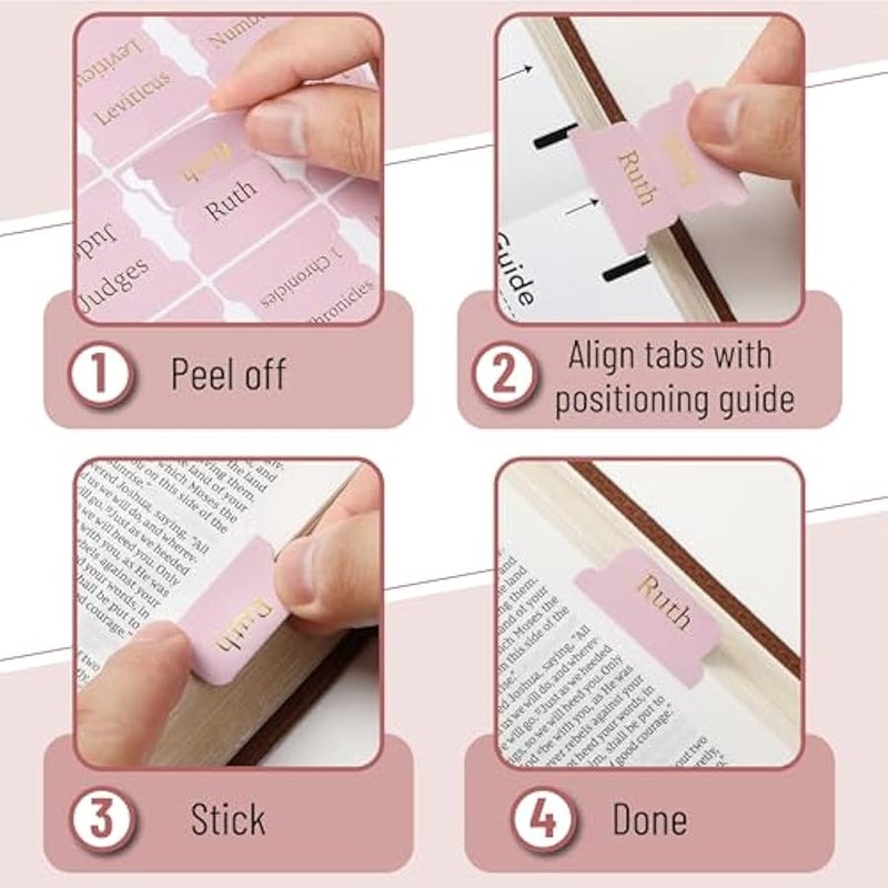 - Bible Tabs, 75 Tabs, Minimal Morandi, Laminated Bible Tabs for Women and Men, Bible Tabs for Study Bible, Bible Index Tabs, Study Tabs for Bible - Image 4