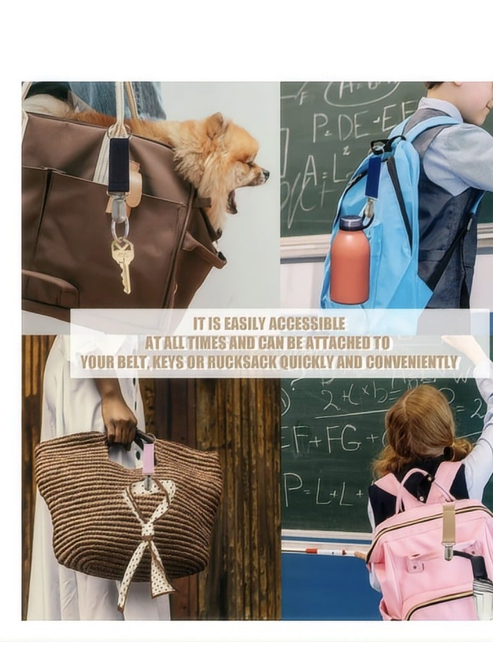 مقاطع قبعة للسفر، مقاطع قبعة مرنة، مقاطع قبعة السفر مرنة حزام قبعة حارس المرفق لشاح الأمتعة في الهواء الطلق التخييم المشي لمسافات طويلة متعددة الوظائف البط - Image 4