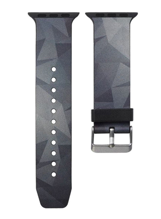 NIBEMINENT Replacement Band For Apple Watch Series 4/3/2/1 Black - Image 1