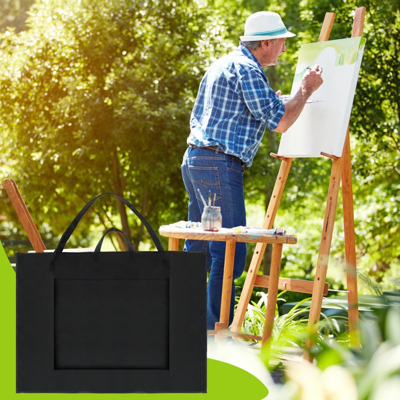 BUSOHA Large Art Portfolio Tote Bag with Nylon Shoulder,24"X 36" Light Weight Waterproof Poster Board Storage,Portfolio Folder for Artwork Poster, Sketching,Student Art Portfolio,Drawing - Image 3