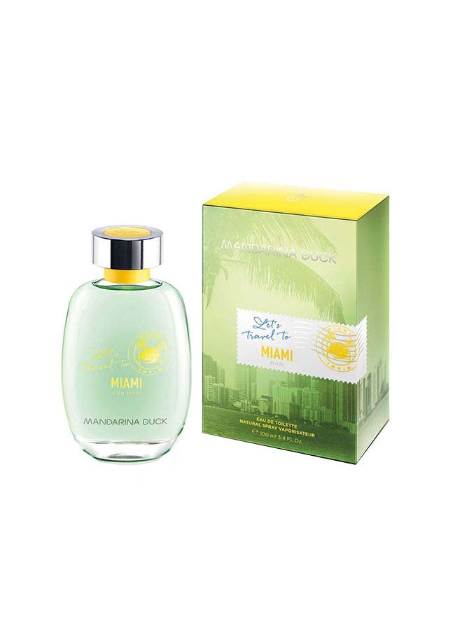 Mandarina Duck دعنا نسافر إلى ميامي للرجال EDT 100ML 