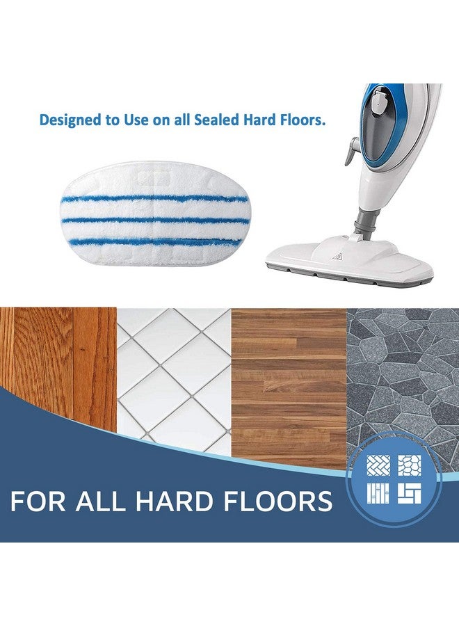 F Flammi 8 Pack Steam Mop Pads for PurSteam ThermaPro 10-in-1 Steam Mop Washable Reusable Pads by Flammi - Image 4