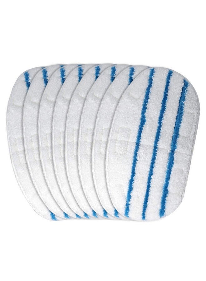 F Flammi 8 Pack Steam Mop Pads for PurSteam ThermaPro 10-in-1 Steam Mop Washable Reusable Pads by Flammi - Image 1