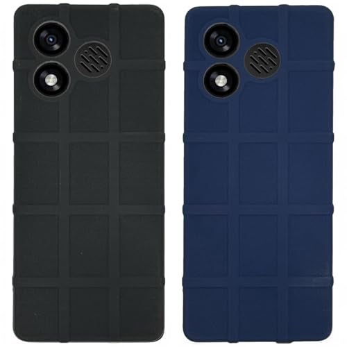 ZAOMA Premium Back Case TPU Cover Compatible for itel Super Guru 4G Max it9310 Keypad Mobile Feature Phone Rugged Case - Multi Color Pack of 2 - Image 1