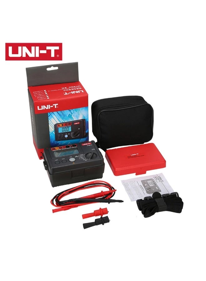 يوني تي جهاز اختبار مقاومة العزل الرقمي UNI-T UT501A 1000V ميغا أوم مع شاشة LCD ذات نطاق تلقائي - Image 4