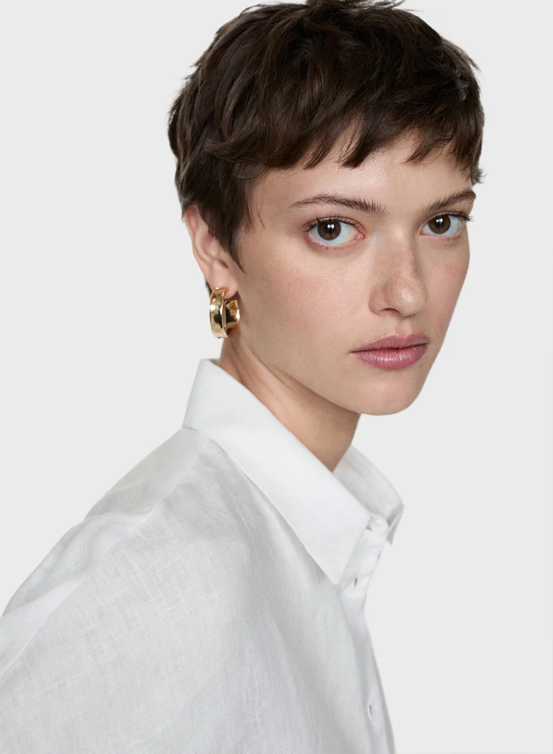 MANGO Button Down Shirt