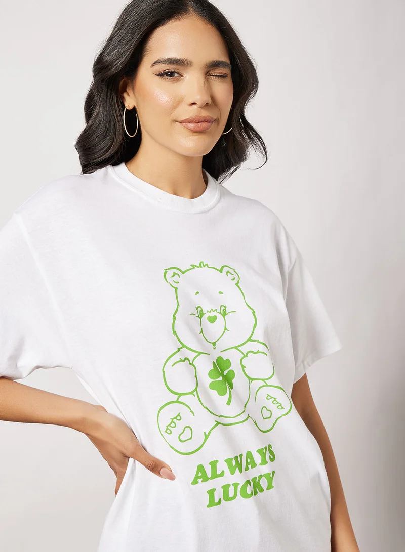 Daisy Street Carebears Good Luck Bear T-shirt