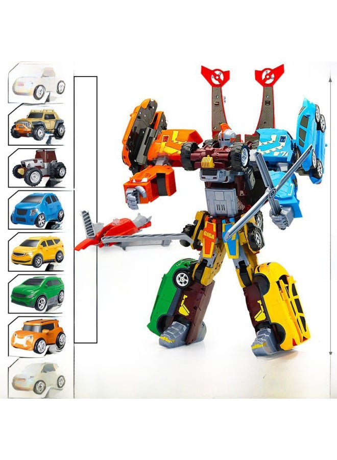 لعبة Topo Warrior Galaxy Detective Sonic Thunder Skyshatter Fortitude God Of War Star Wars King Liuhe Body Deformation Boy Toy - اللون: 7637 Xingyao (ثلاثية) - Image 3