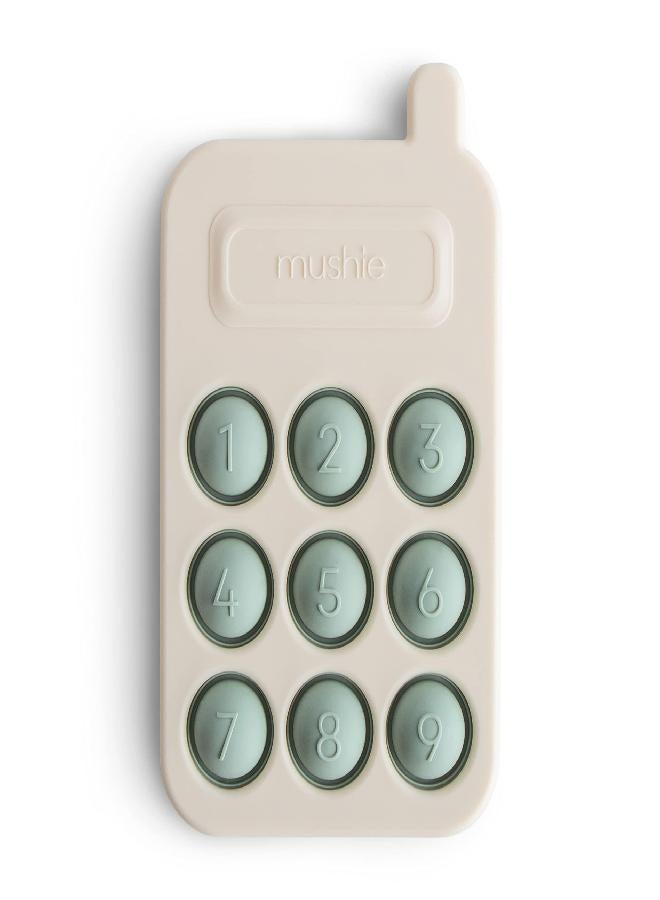 mushie Phone Press Toy (Cambridge Blue) - Image 1