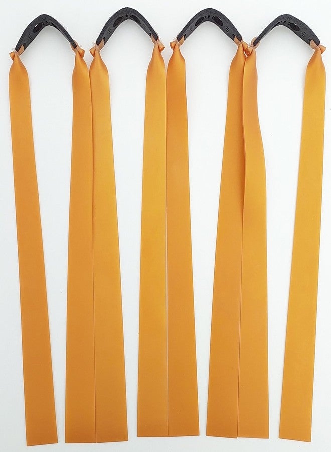 MARKSMAN® Precise 4 Pieces of 24CM Length Powerful Fast Rebound Slingshot Replacement Flat Band Catapult Rubber Band Accessories (1.5MM, Precise Flat Band) - Image 1