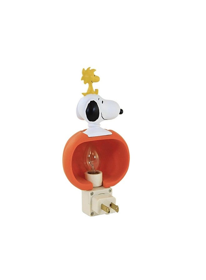 Roman Snoopy in Jack-O-Lantern Swivel Plug Night Light 7 Inch - Image 2