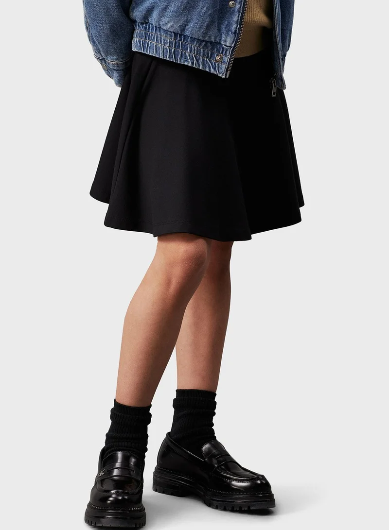 Calvin Klein Jeans Kids Essential Punto Tape Midi Skirt