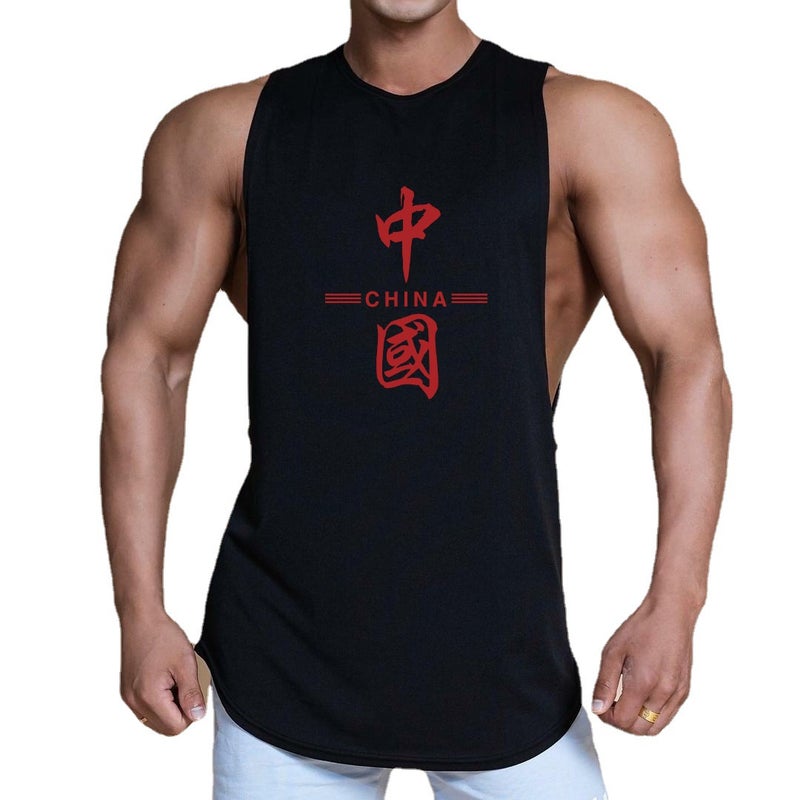 Men's Muscle Fitness Vest Sleeveless Gym Workout Top - Image 5