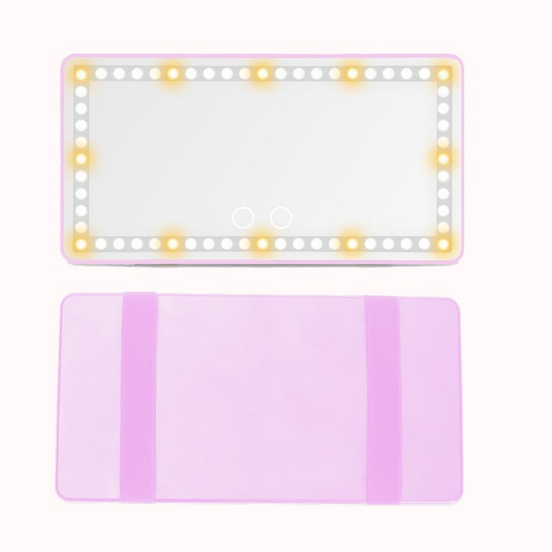 New Car Sun Visor Car Makeup Mirror Led Car Passenger Visor High-Definition Makeup Mirror Vanity Mirror - Image 1
