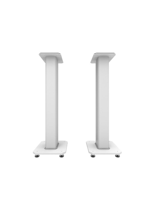 Kanto Audio SX30W 30" Fillable Speaker Stands with Isolation Feet and Fillable Channel-White, Pair - Image 1