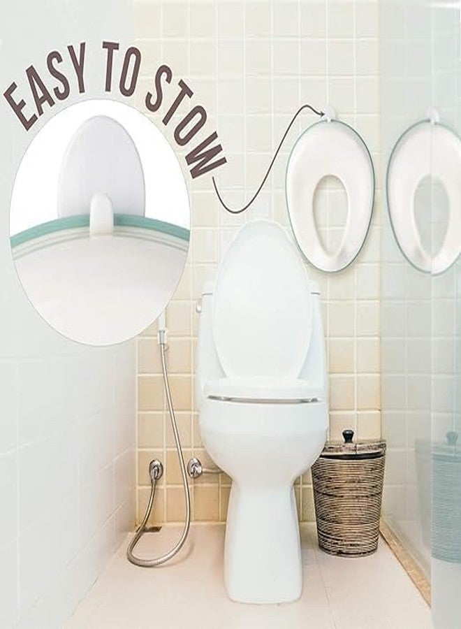 MGNLR Portable Baby Potty Training Seat for Boys and Girls Potty seat Toilet Seat for Kids 0 to 5 years Child Toddler Non-Slip with Splash Guard Fits Round & Oval Western Toilets - Image 5