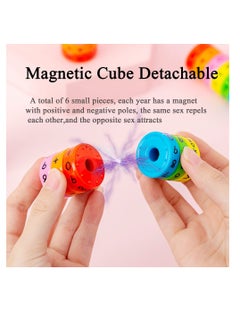 SUNSAR 2 Pcs Magnetic Math Toys, Montessori Preschool Learning Educational Counting Game Numbers and Symbols Math Skills Kindergarden Educational Tools Colorful Math Blocks  - Image 3