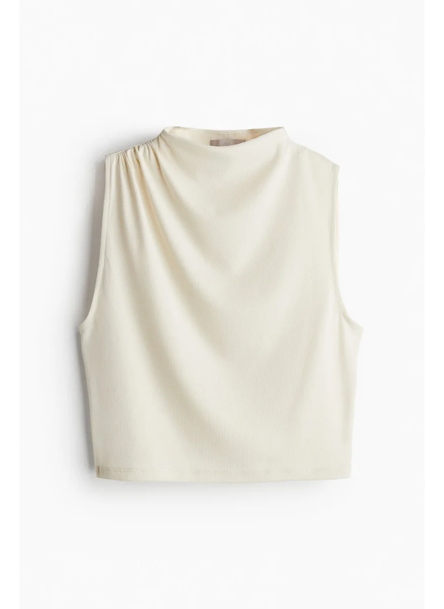 H&M Ribbed Turtleneck Top
