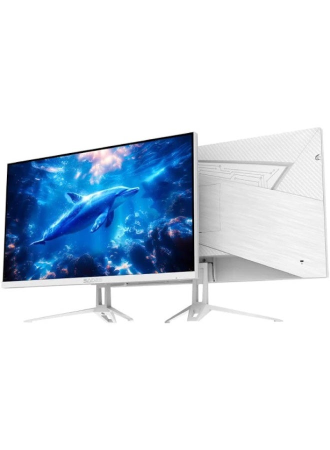 SADES RT-Dolphin 27-Inch FHD IPS Gaming Monitor, 240Hz, 1ms MPRT, Adaptive Sync, HDR, Dual HDMI 2.1, Dual DisplayPort 1.4 - White