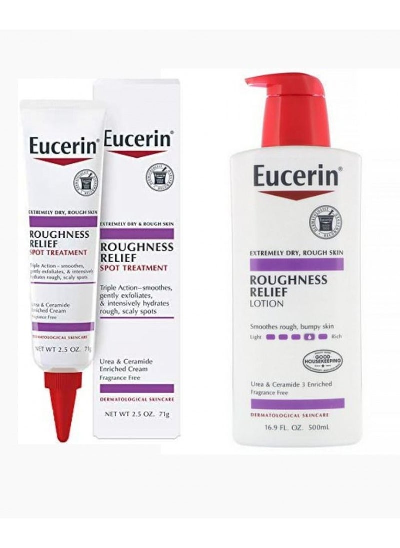 Eucerin Eusserin Lotion Set For Roughness & Dryness 500ml + Spot Peeling Cream with Eure71 Germia  - Image 1