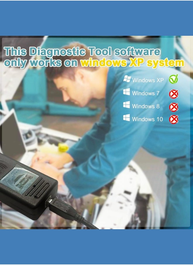 Generic - BMW Car Diagnostic Scanner 1.4.0 Programmer V1.4 Eeprom Programmer Code Reader Work for BMW E46,E38,E39,E53,E83,E85 Vehicle Fit ECU Programming Tool OBD2 Scanner Diagnostic Tool - Image 1