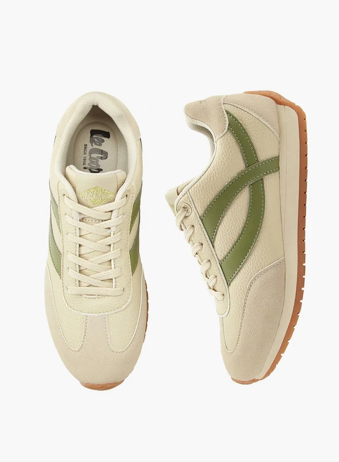 Lee Cooper Women's Panelled Lace-Up Sneakers