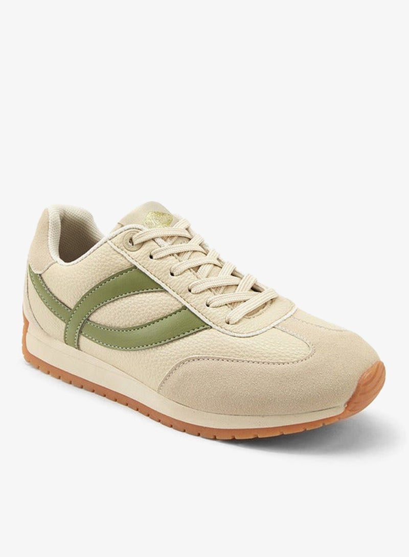 Lee Cooper Women's Panelled Lace-Up Sneakers - Image 3