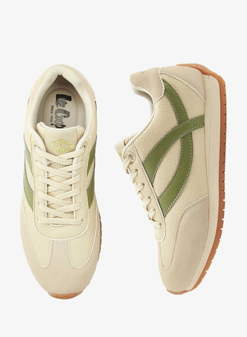 Lee Cooper Women's Panelled Lace-Up Sneakers - Image 2