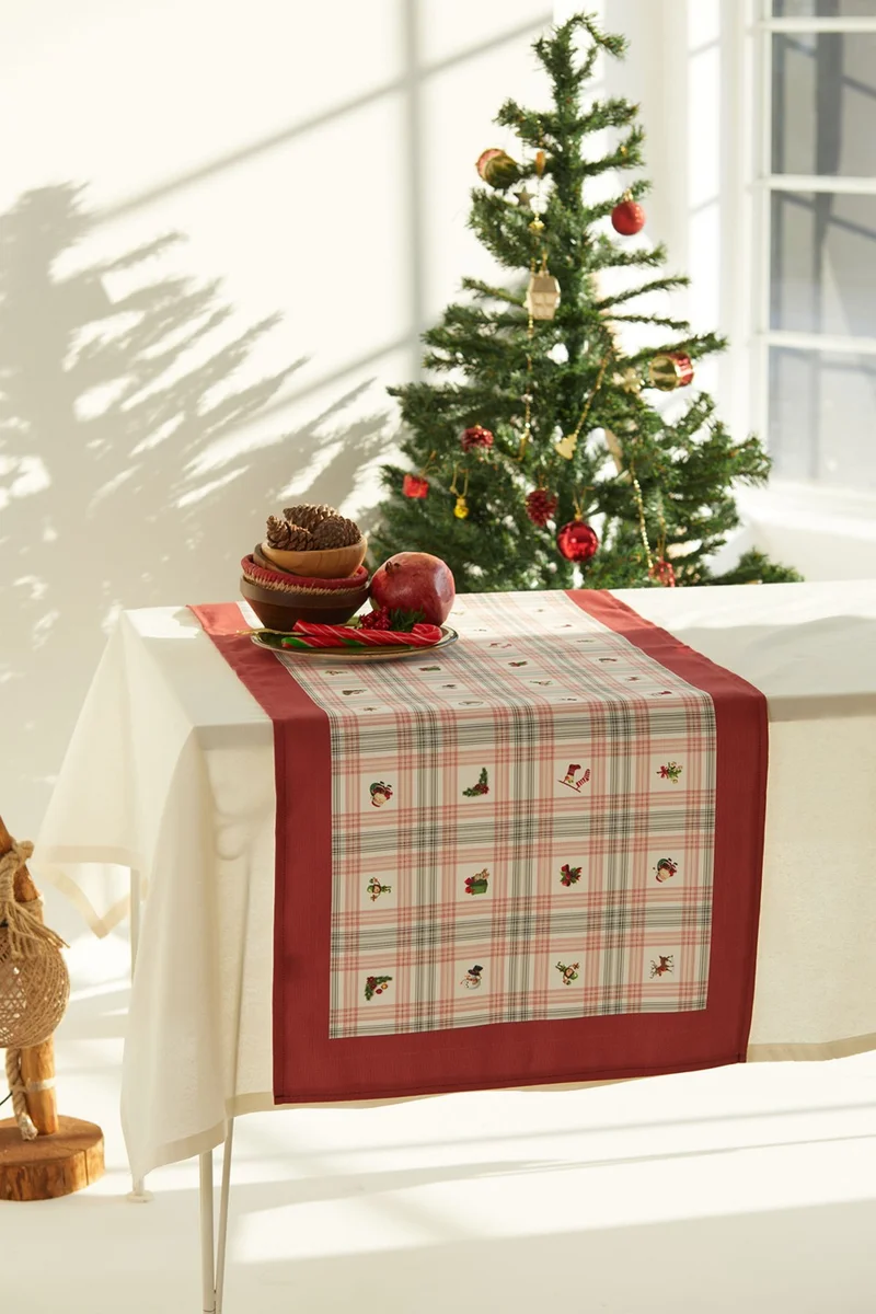 Ays Home Ayshome Red Gingham New Year Runner