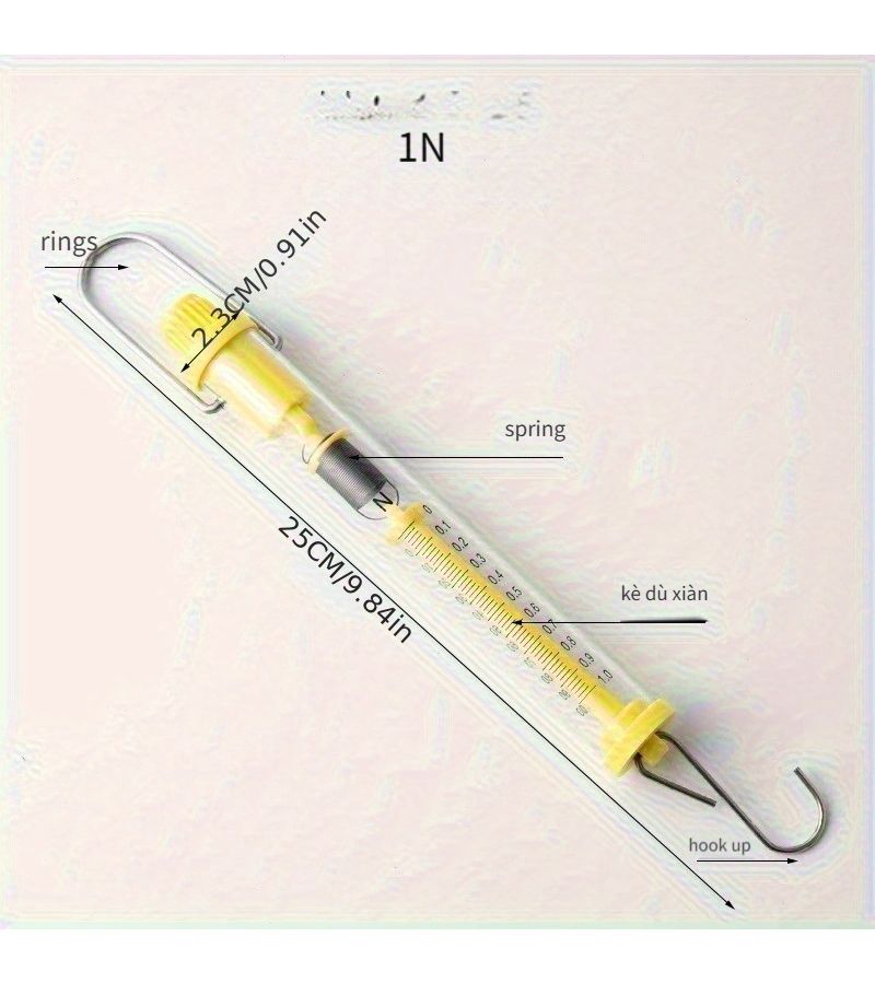 Cylindrical Force Gauge 5N Tension and Compression Tester - Image 1
