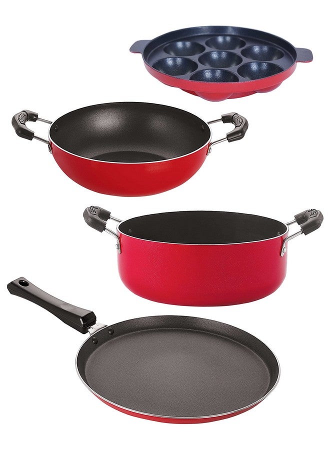 نيرلون مجموعة أدوات طهي نيرلون غير لاصقة، مكونة من 4 قطع (FT11_KD11_AP7_CS24) - Image 1