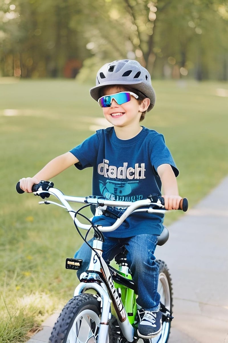 FEISEDY Kids Teens Baseball Polarized Sunglasses Sports TR90 Frame Boys Girls Cycling B2454 - Image 2