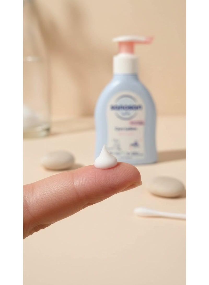 سانوسان سـانوسان لوشن العناية بالطفل بالبروتين الحليبي – ترطيب لمدة 24 ساعة، مكونات طبيعية بنسبة 96%، خالٍ من البارابين والسيليكون، صنع في ألمانيا - Image 2