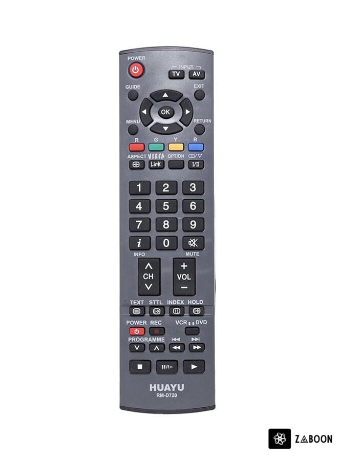 Zaboon Remote Control For Panasonic LCD/LED TV Black