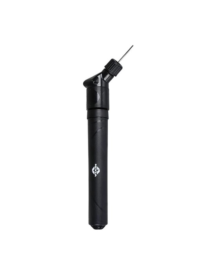 Nivia - Double Action Ball Pump, With Needle Air Pump For Sports Football, Volleyball, Basketball, Rugby, Soccer Ball, Other Inflatable Balls, Stainless Steel Pin Air Pump (Black) - Image 1