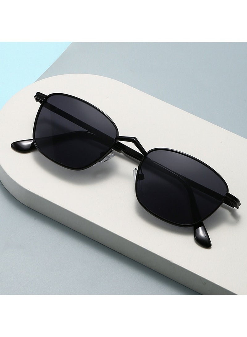 كومبي نظارات شمسية مربعة ريترو مستقطبة عالية الدقة مع حماية من الأشعة فوق البنفسجية 400 بتصميم أنيق للرجال والنساء - Image 5