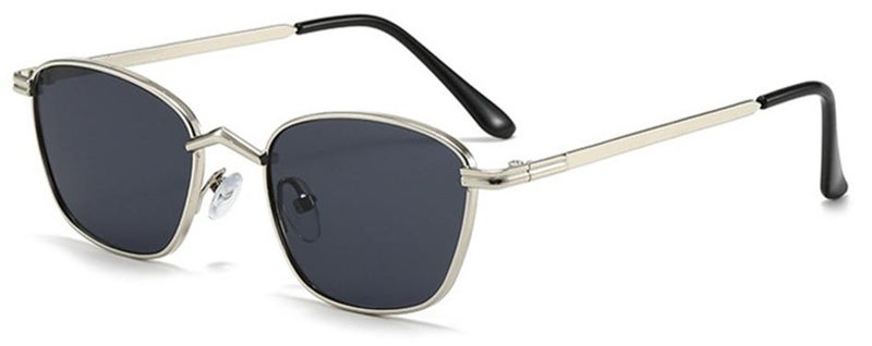 كومبي نظارات شمسية مربعة ريترو مستقطبة عالية الدقة مع حماية من الأشعة فوق البنفسجية 400 بتصميم أنيق للرجال والنساء - Image 1