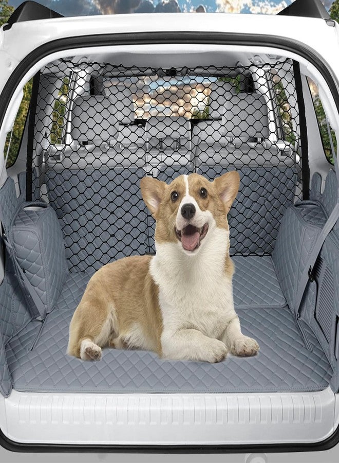 vvag Universal Adjustable Dog Car Barrier for SUVs Trucks,Easy-Install Mesh Pet Divider & Backseat Safety Net for Travel - Image 1