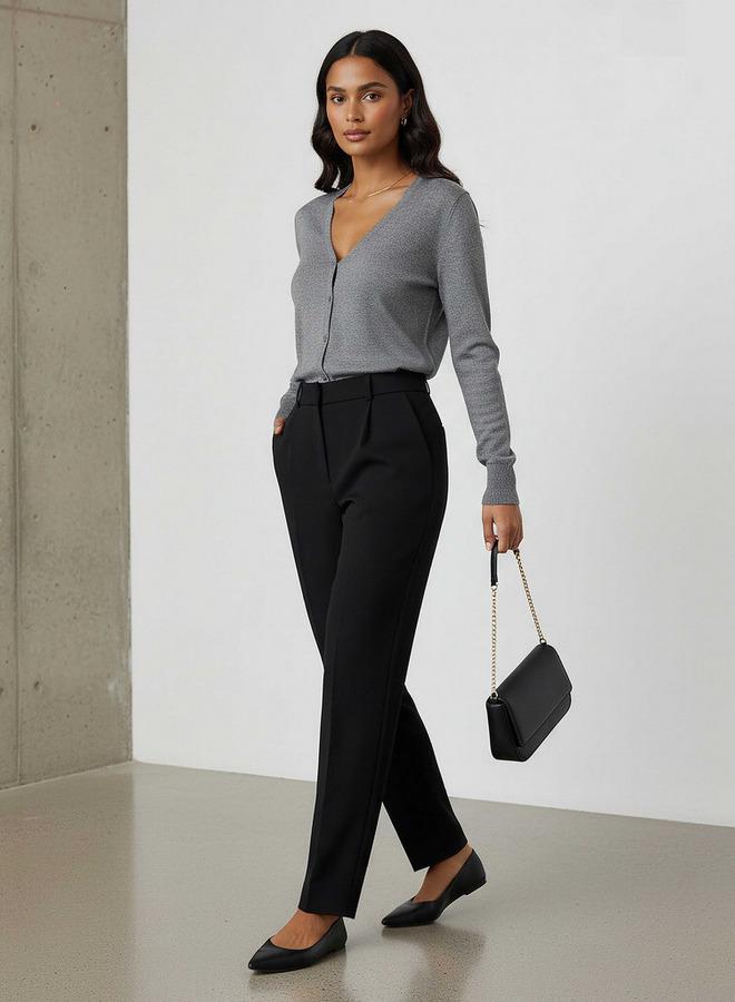 2Xtremz Textured V-neck Tricot Cardigan - Image 2