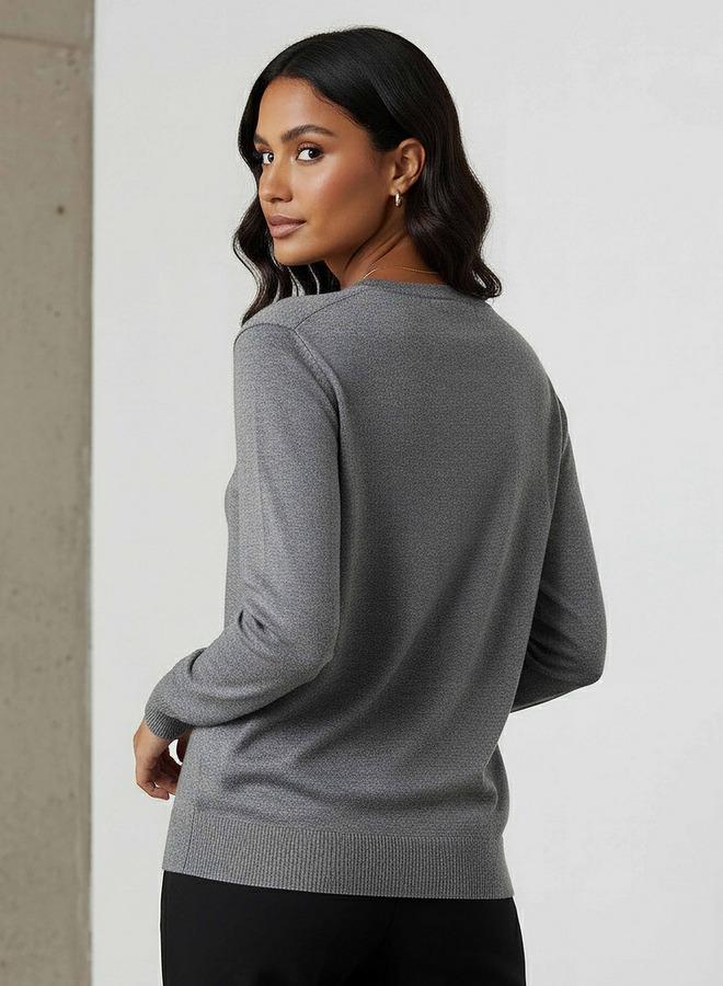 2Xtremz Textured V-neck Tricot Cardigan - Image 3