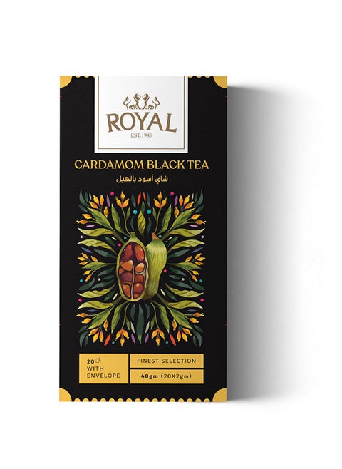 Black Tea Cardamon Pack of 20
